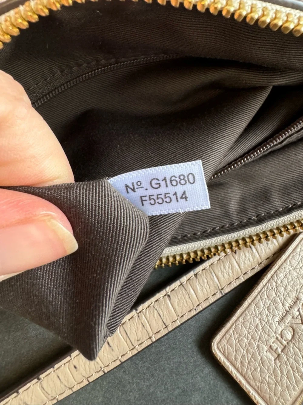 Coach Kelsey Metallic Top Handle Bag Reptile Print Handles Crossbody Purse - Picture 15 of 16